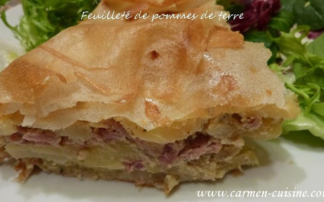 Feuilleté de pommes de terre