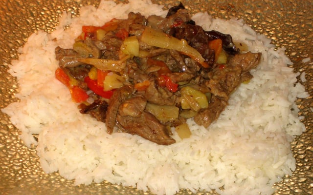 Lanières de bœuf royales à la chinoise