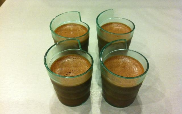 Mousse cappuccino au chocolat