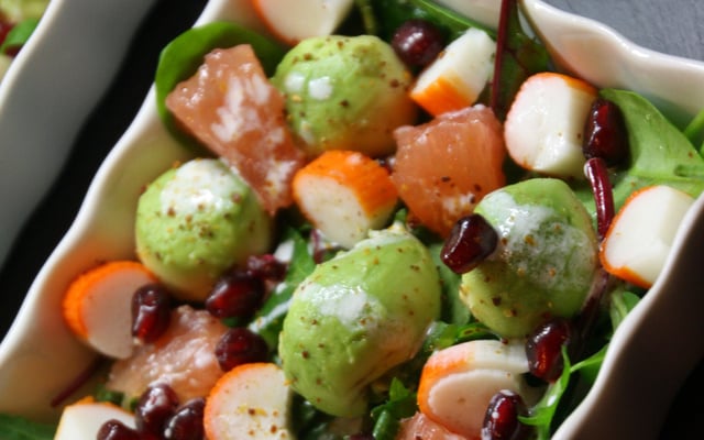 Salade exotique aux bâtonnets Saveur Coraya