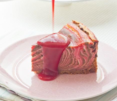 Cheesecake zébré façon Napolitain