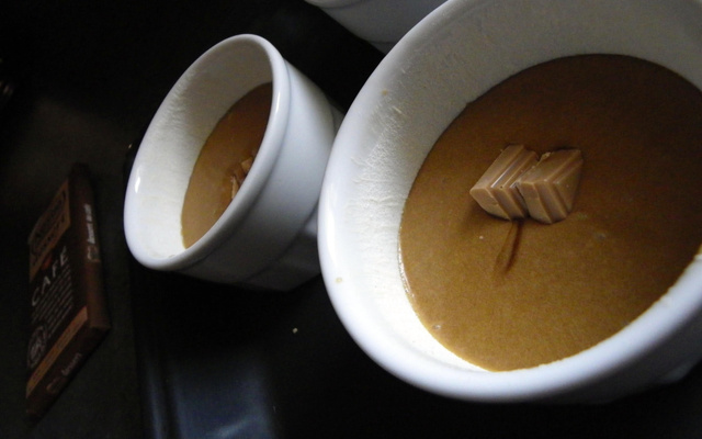 Cœurs coulants choco-café