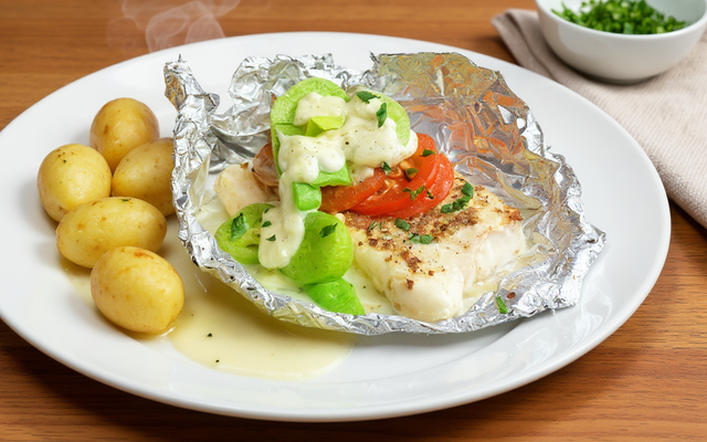 Cabillaud en papillote