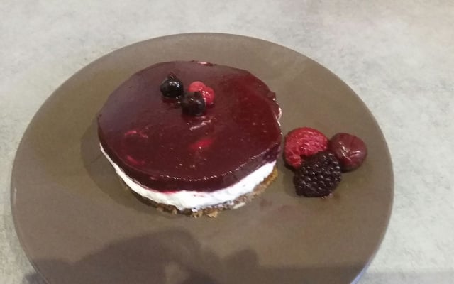 Mini-cheesecakes aux framboises