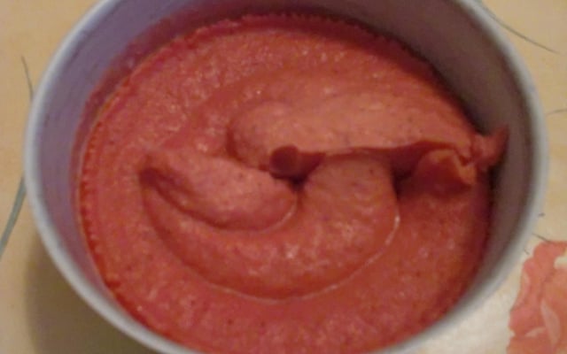 Glace aux fraises maison