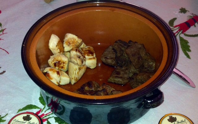 Fondue bourguignonne aux trois viandes