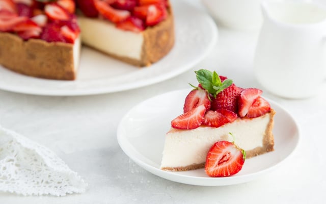 cheesecake fraises