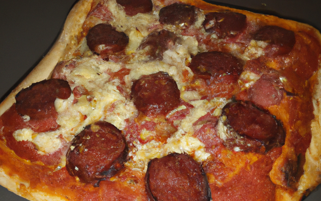 Pizza Maison à la saucisse