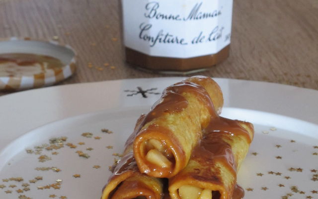 Pain perdu roulé Confiture de Lait Bonne Maman