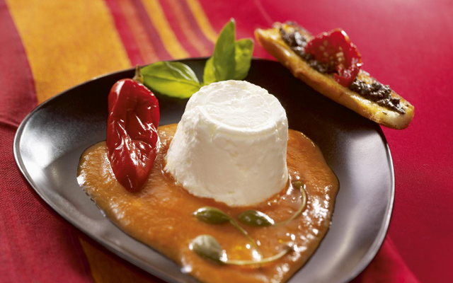 Faisselle en en gaspacho