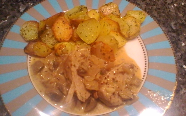 Filet mignon champignons-moutarde