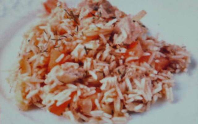 Miettes de thon avec riz gourmand façon provençale