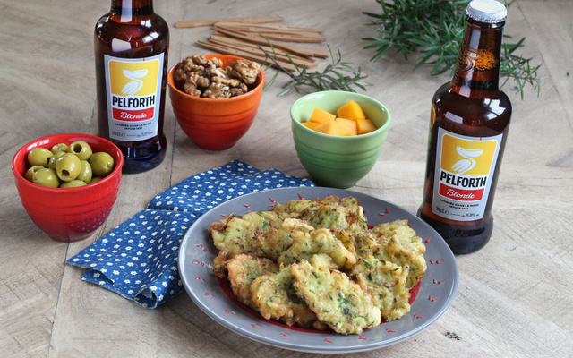 Beignets de courgettes à la bière