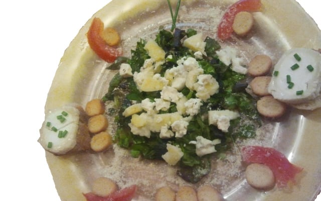 Salade de printemps aux 4 fromages italiens