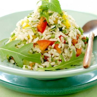 Salade de riz végétarienne