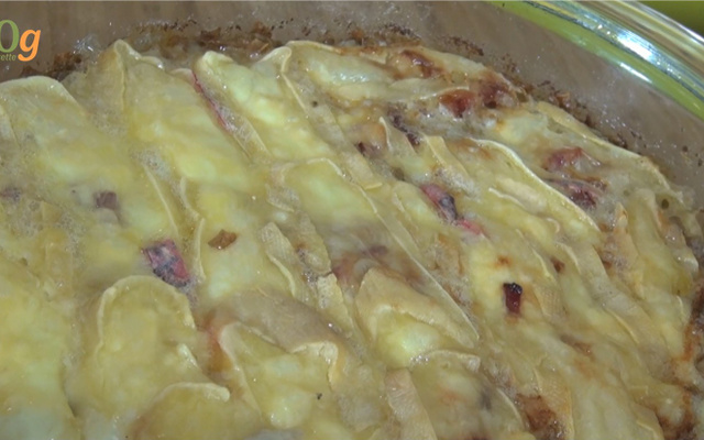 Croziflette reblochon lardons