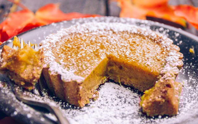 Tarte à la citrouille vegan