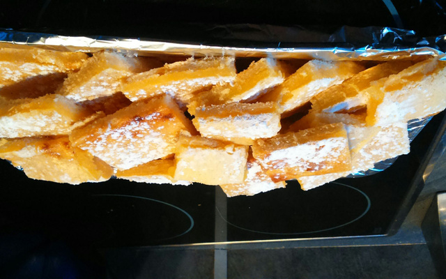 Carrés au citron maison