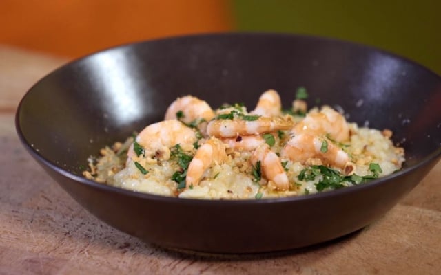 Risotto aux crevettes