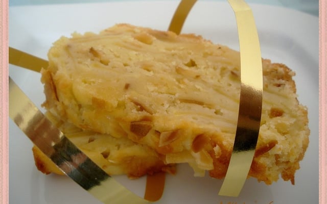 Cake aux pommes et amandes