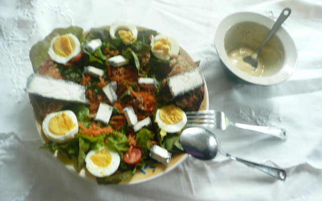Salade composée au selle-sur-cher