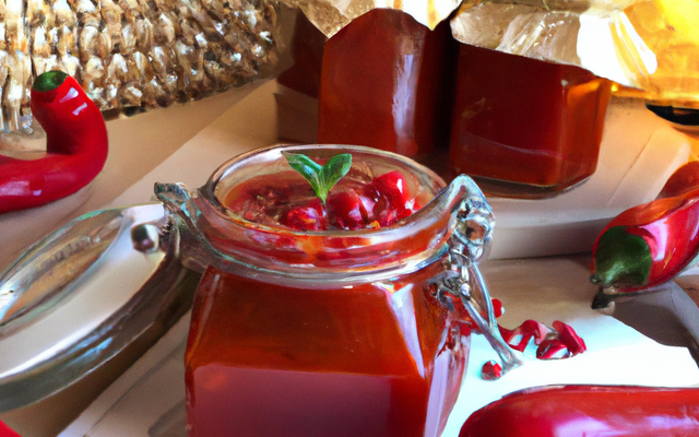 Confiture de poivron rouge
