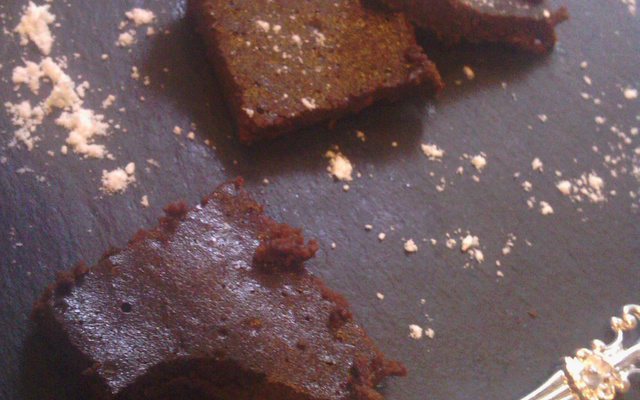 Fondant au chocolat et crème de marrons