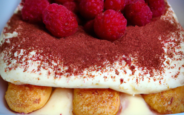 Tiramisu aux framboises maison