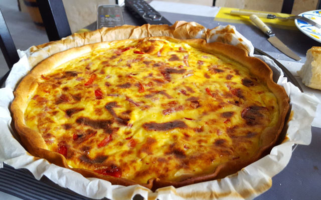 Quiche Poivron-Lardon