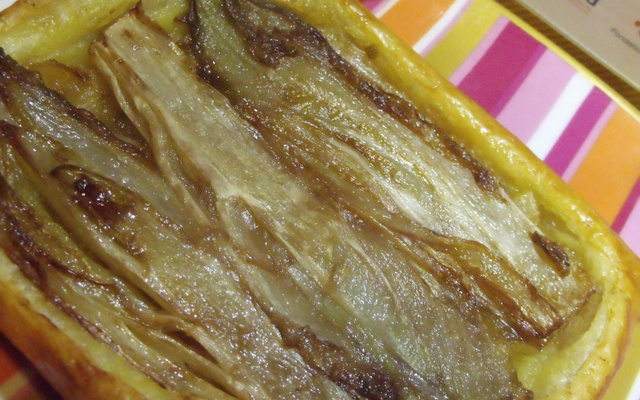Tarte fine aux endives et à l'orange