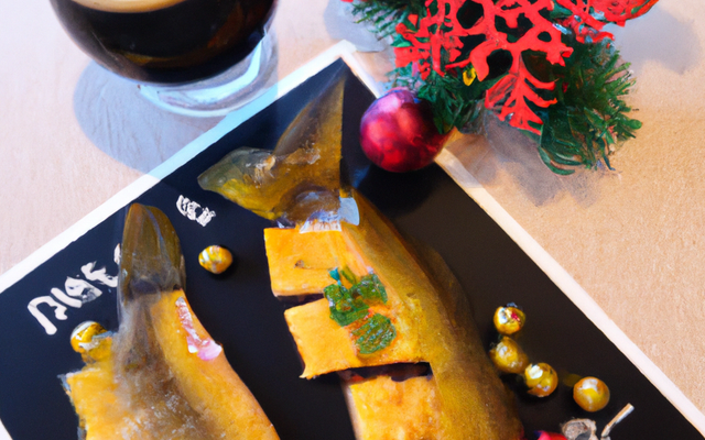 Carpe à la bière de Noël