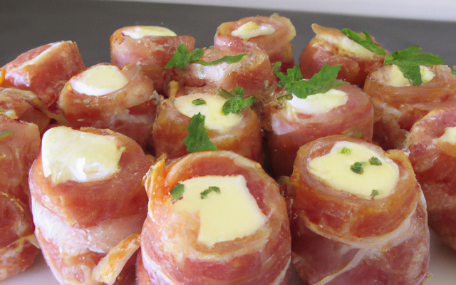 Mignonettes de porc farcies au salami et fromage