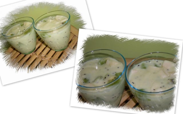 Smoothie aux kiwis pour l'apéritif