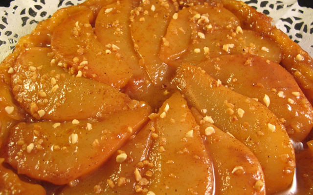Tarte tatin aux poires maison