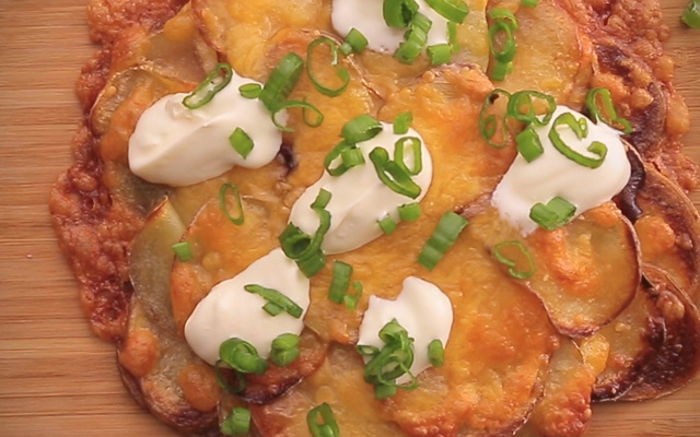 Nachos de pommes de terre