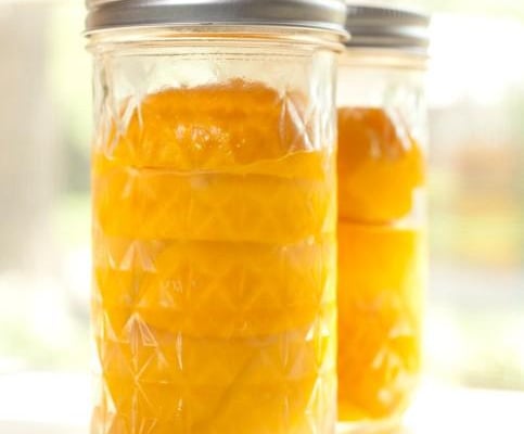 Citrons confits à l'huile d'olive