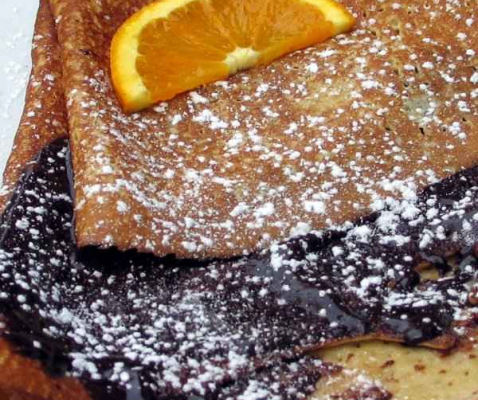 Des crêpes sucrées