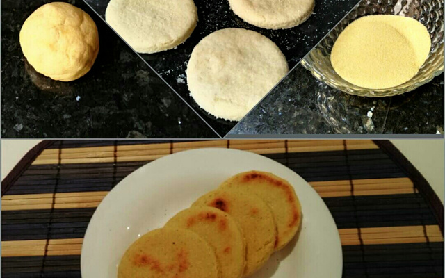 Mini harcha ou galette marocaine à la semoule