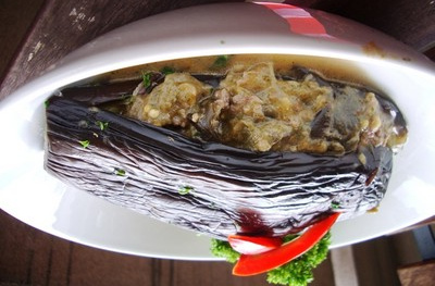 Aubergine Farcie à l'orientale