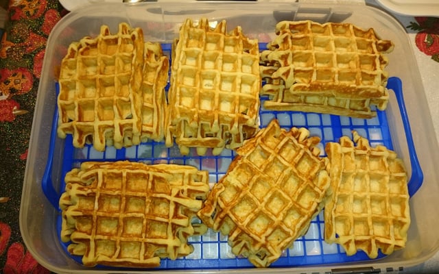 Mini-gaufres aux pommes