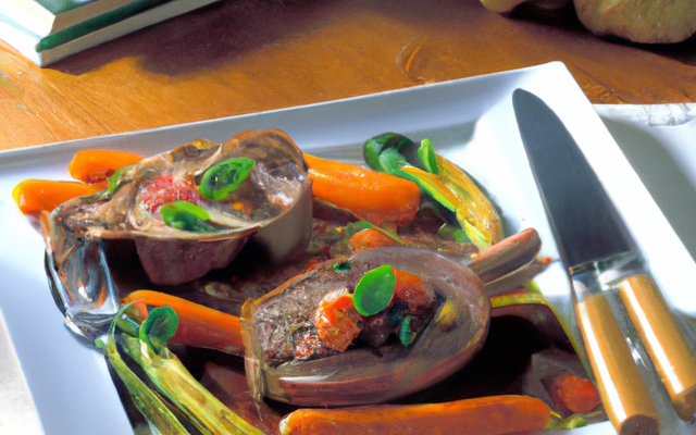 Carré d'agneau rôti aux petits légumes