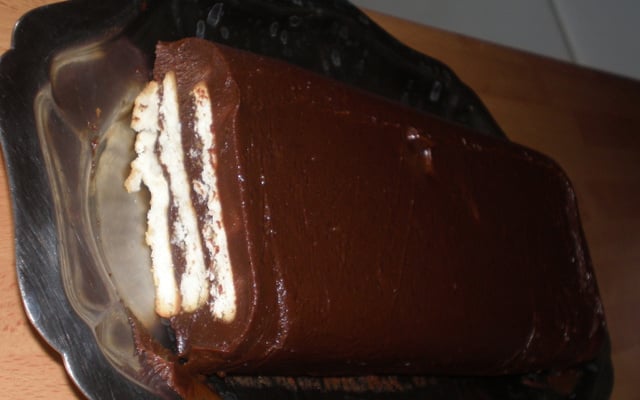 Fondant au chocolat et aux petits beurres