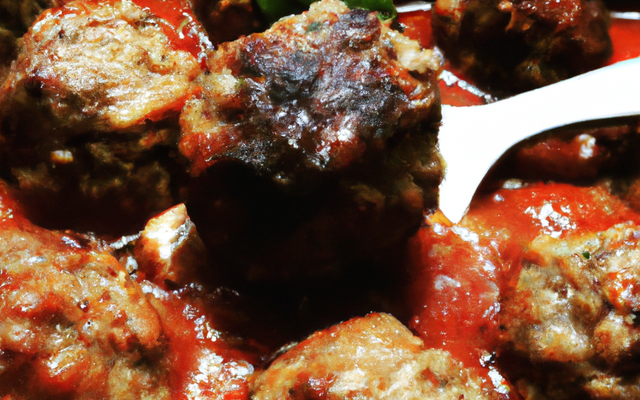 Boulettes de bœuf sauce pizza