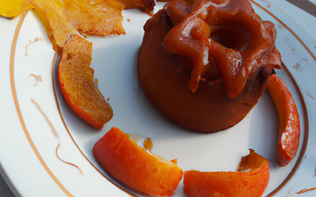 Gâteau fondant au cidre d'automne et son coulis