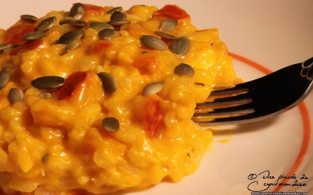 Risotto au potimarron