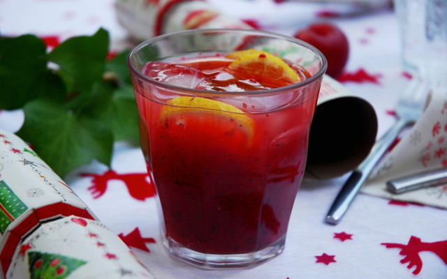Gaspacho de pastèques et fraises