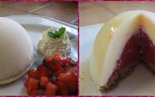 Dôme aux fraises