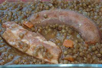 Ragoût de lentilles