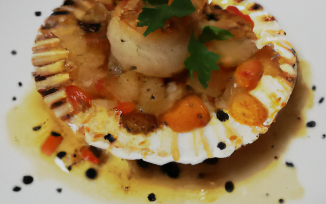 Coquille Saint-Jacques rôtie...