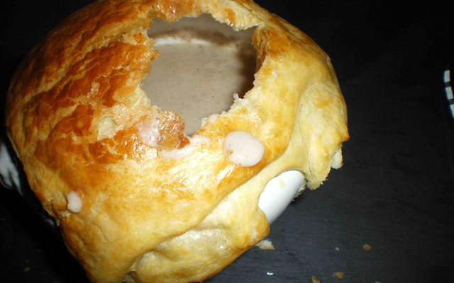 Velouté de champignons surprise